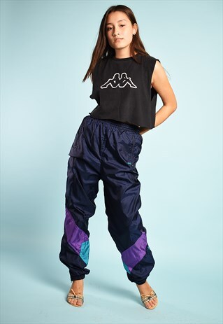 VINTAGE 90'S ETIREL SPORTS TRACKSUIT SHELL TROUSERS JOGGERS