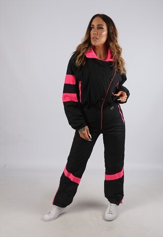 VINTAGE CHAMPION SPORT FULL SKI SUIT SNOW SPORTS UK 8 (J3F)