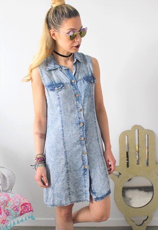 DENIM DRESSES
