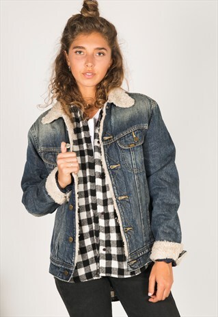 VINTAGE 80S LEE WINTER SHEEPSKIN JACKET / R2200C432