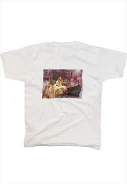 The Lady of Shalott by John William Waterhouse T-Shirt
