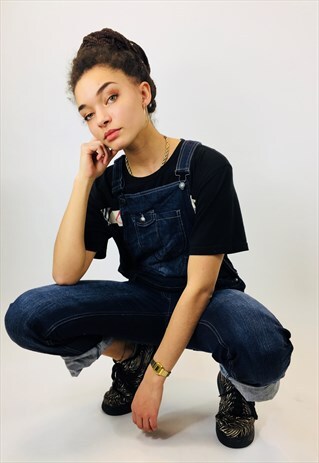 VINTAGE DENIM DUNGAREES