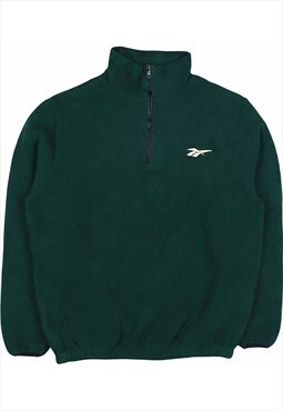 Vintage 90's Reebok Sweatshirt Quarter Zip Fleece