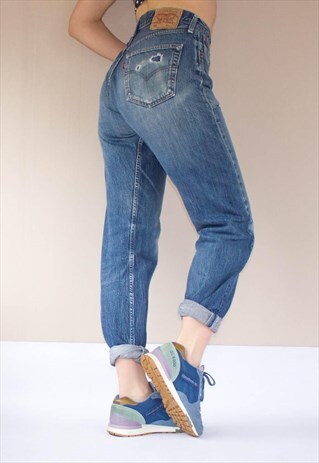 VINTAGE 90'S GUY FIT 501 BLUE LEVI JEANS