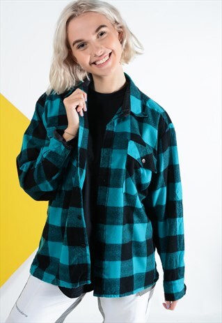 VINTAGE CHECK SHIRT IN BLUE