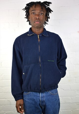 VINTAGE 90'S POLO RALPH LAUREN ZIP UP FLEECE