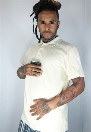 FENDI RARE CREAM POLO SHIRT