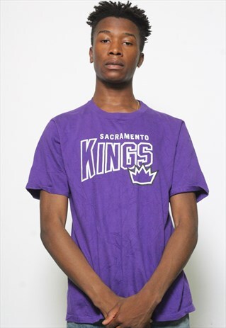 VINTAGE ADIDAS ORIGINALS SACRAMENTO KINGS T-SHIRT