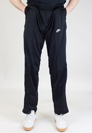 VINTAGE 90'S NIKE BLACK TRACKSUIT BOTTOMS
