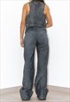 VINTAGE Y2K SET FLARED JEANS AND DENIM WAISTCOAT