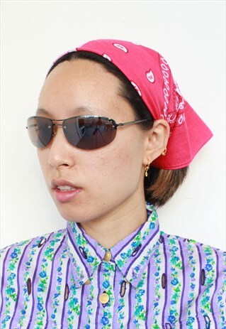 Y2K VINTAGE BROWN TINT JLO STYLE SUNGLASSES