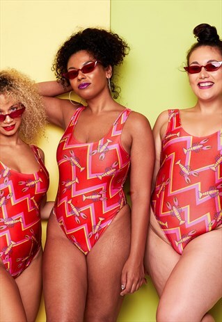 RED HOT LOBSTER SWIMSUIT