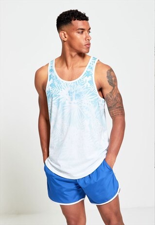 WHITE TRIM SWIM SHORTS