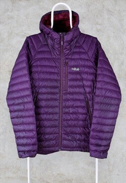 RAB Purple Puffer Jacket Microlight Alpine Nikwax UK 14