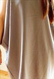 SILVER GREY SILKY OVERSIZE DRESS