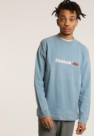 VINTAGE REEBOK EMBROIDERED SPELLOUT SWEATSHIRT