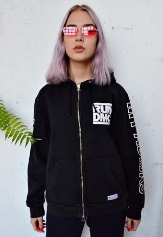 ADIDAS RUN DMC BLACK HOODIE