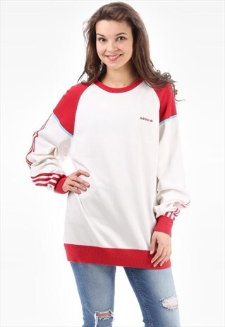 ADIDAS VINTAGE ADIDAS KNIT SWEATSHIRT