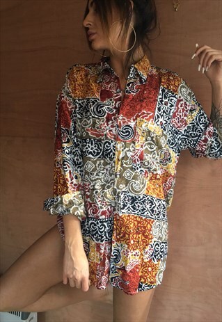OVERSIZED RETRO 90S 80S VINTAGE UNISEX FESTIVAL SHIRT