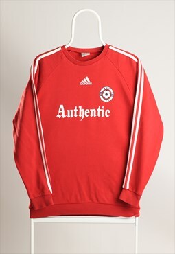 Vintage Adidas Sports Crewneck Sweatshirt Red