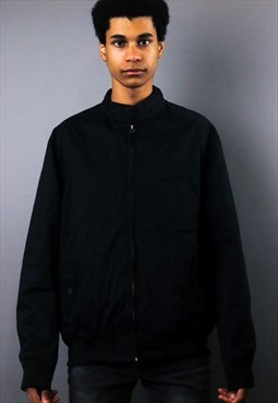 vintage black harrington jacket