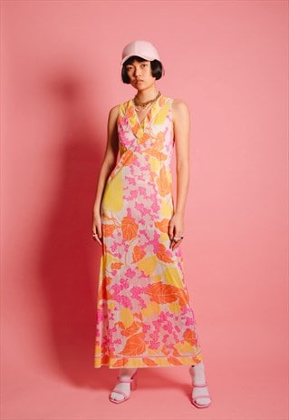 VINTAGE EMILIO PUCCI DRESS WITH FLOWERS