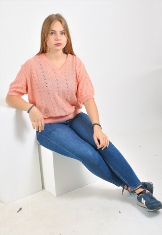 VINTAGE TOP IN ORANGE