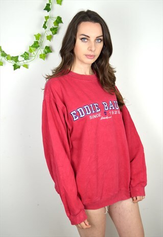 90S VINTAGE EDDIE BAUER RED SWEATSHIRT