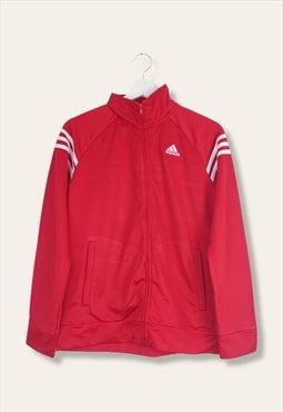 Vintage Adidas TrackJacket 3 Bands on shoulders in Red XS