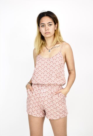 VINTAGE 90'S PATTERNED PLAYSUIT