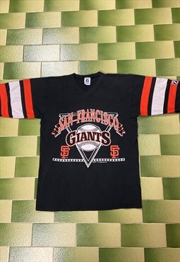 Vintage 1988 San Francisco Giants Raglan T-Shirt 3/4 Sleeve