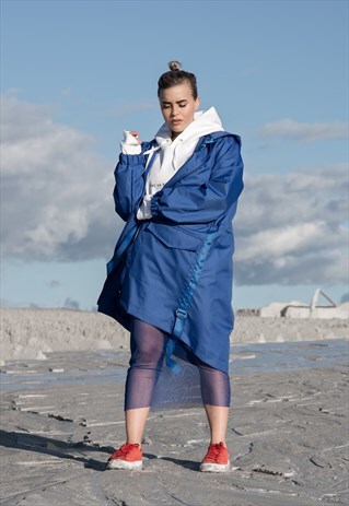 BLUE PARKA COAT