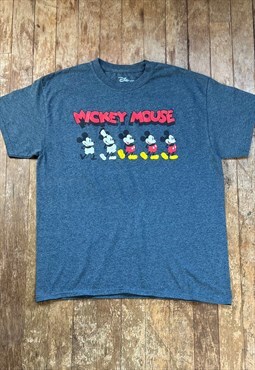 Disney Grey Cartoon Print T - Shirt