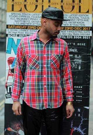 VINTAGE JC PENNY CHECK SHIRT