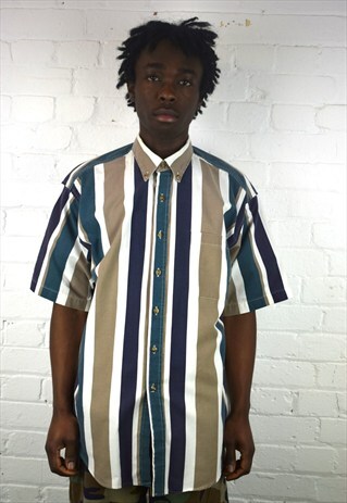 VINTAGE 90'S STRIPED SHIRT