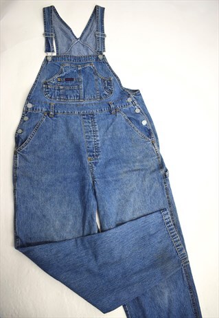 VINTAGE 90S SQUEEZE JEANS BLUE DENIM DUNGAREES