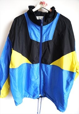 Vintage Raincoat Parka with hood Jacket Outwear Activewear