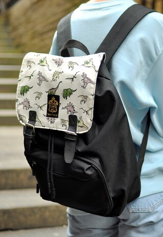 DINOSAUR PANEL LAPTOP BACKPACK
