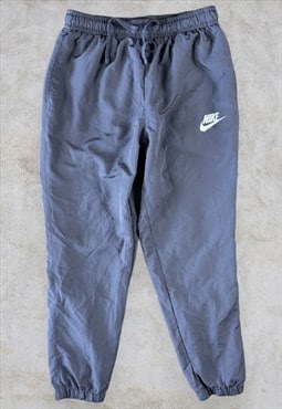 Nike Grey Tracksuit Bottoms Track Pants Men's Large