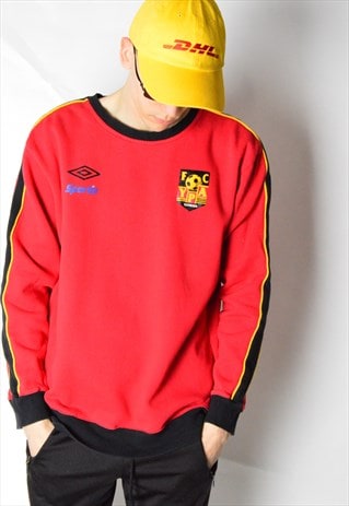 VINTAGE 90S RED UMBRO SWEATSHIRT