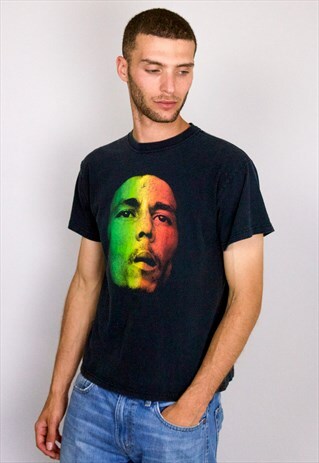 VINTAGE 90S GRAPHIC BOB MARLEY T-SHIRT