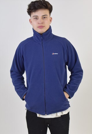 VINTAGE 90S BLUE BERGHAUS FLEECE
