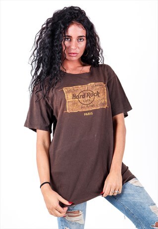 VINTAGE HARD ROCK CAFE PRINT T-SHIRT T563