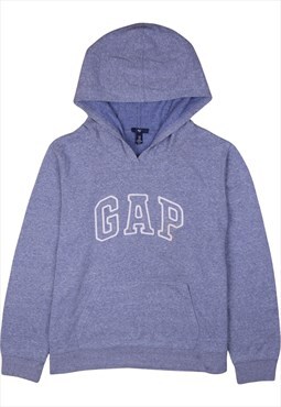 Vintage 90's Gap Hoodie Spellout Pullover Grey XLarge