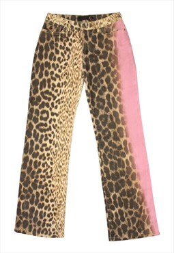 Vintage Y2k Just Cavalli leopard print trousers