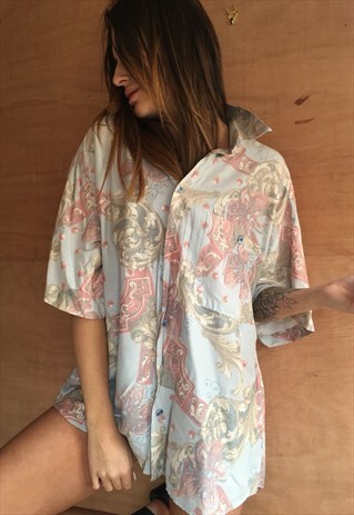 OVERSIZED RETRO 90S 80S VINTAGE UNISEX FESTIVAL SHIRT