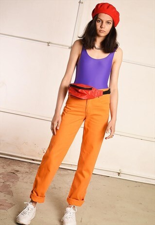 90'S RETRO HIGHWAISTED FESTIVAL DENIM JEANS