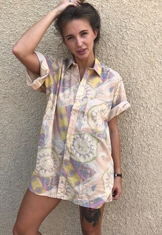 OVERSIZED RETRO 90S 80S VINTAGE UNISEX FESTIVAL SHIRT