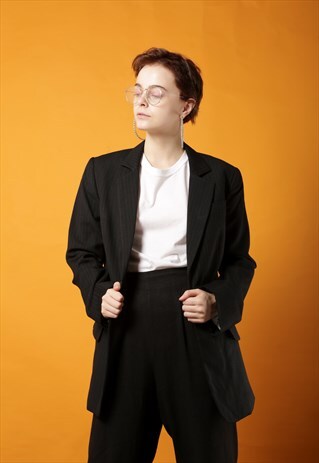 SEE BY CHLOE PINSTRIPE BLAZER
