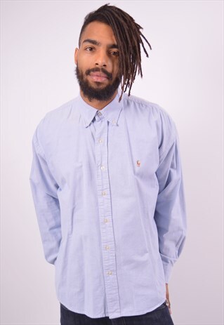 VINTAGE RALPH LAUREN SHIRT BLUE